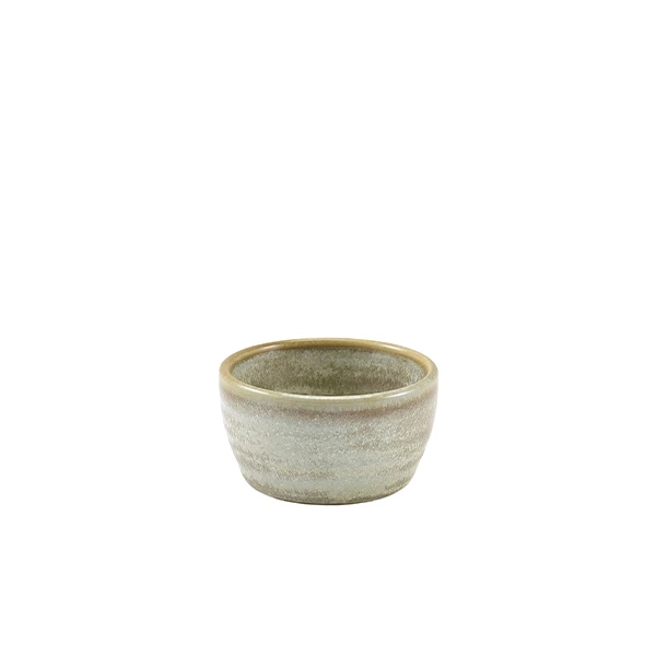 Terra Porcelain Matt Grå Ramekin 7 cl / 2,5 oz RAM-PMG2 by Genware color Svart
