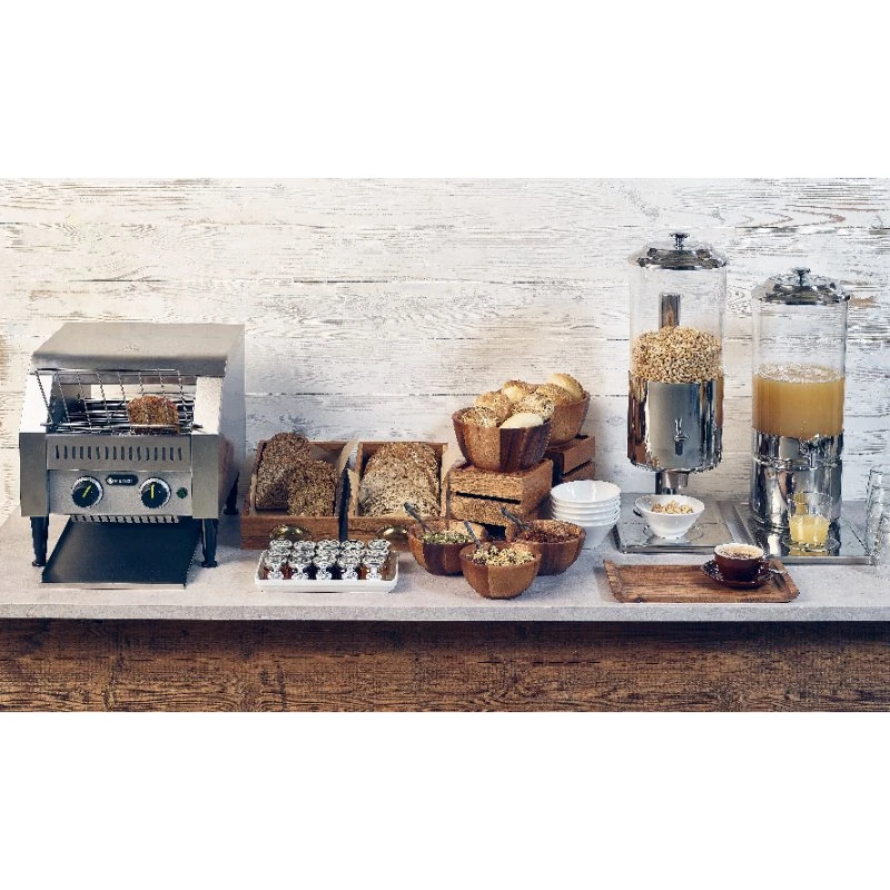Acacia Wood Serveringsfat 33 x 17,5 x 2 cm WSP3317 by Genware color Svart