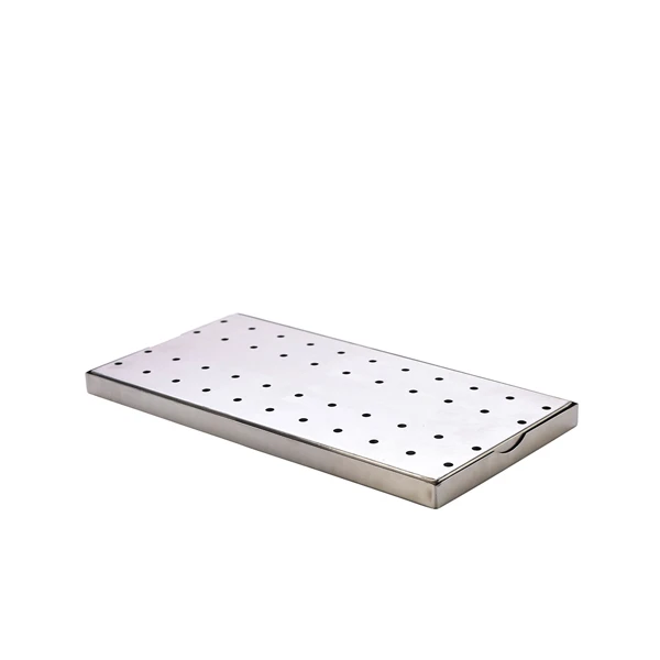 Dryppebrett i rustfritt stål 30x20 cm SSDT3020 by Genware color Svart