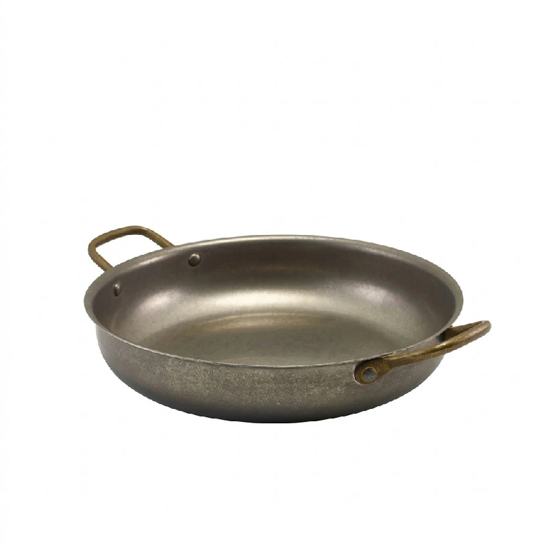 GenWare Vintage Steel Rundt fat 24,5 x 5 cm SRD24V by Genware color Svart