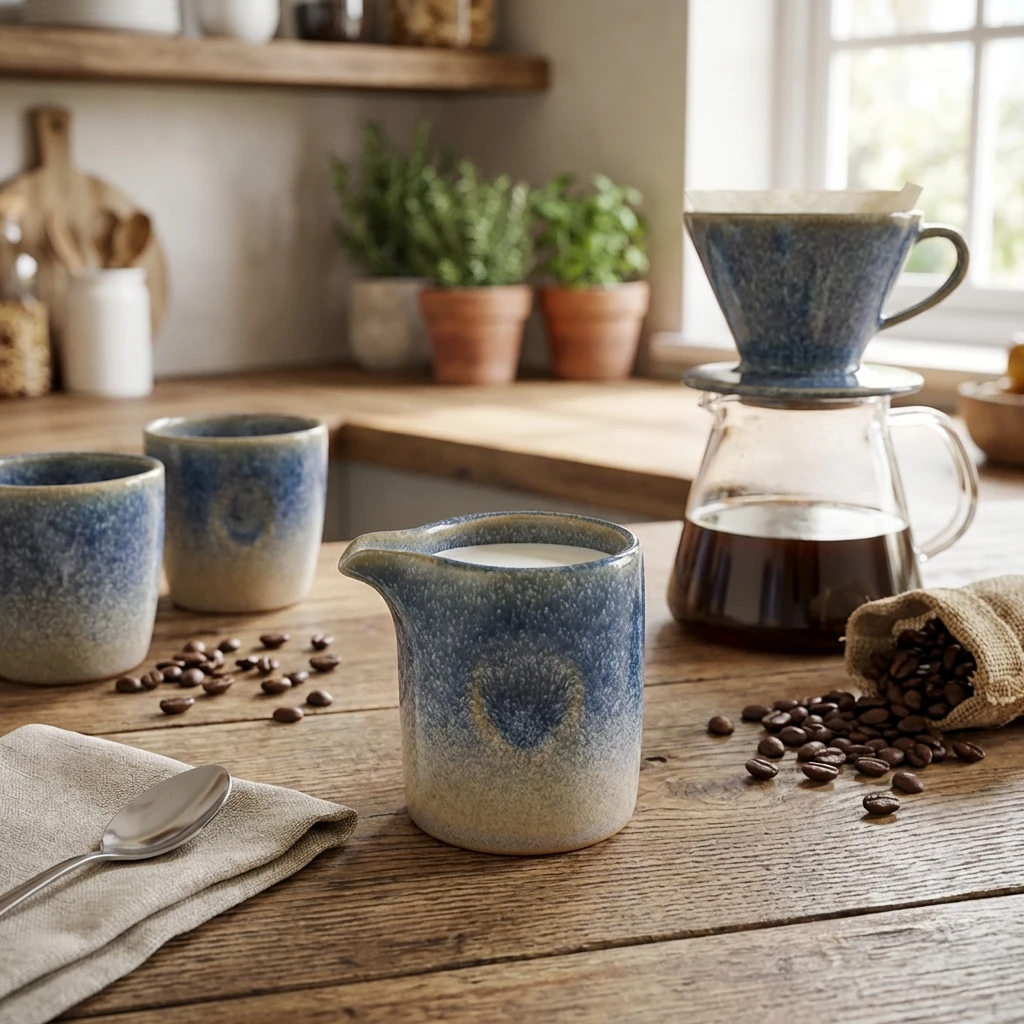 Forge Coast Stoneware klemt mugge 9cl/3,2oz CT-SJ9C by Genware color Svart