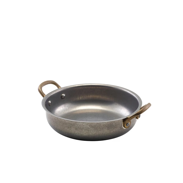 GenWare Vintage Steel Rundt fat 15,5 x 4 cm SRD16V by Genware color Svart