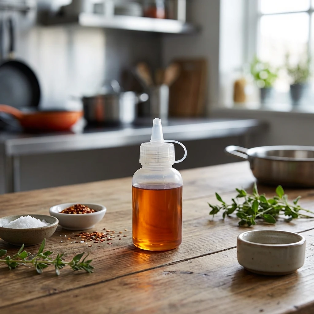 Genware Mini Sauseflaske 50 ml/2 oz MSB50 by Genware color Svart