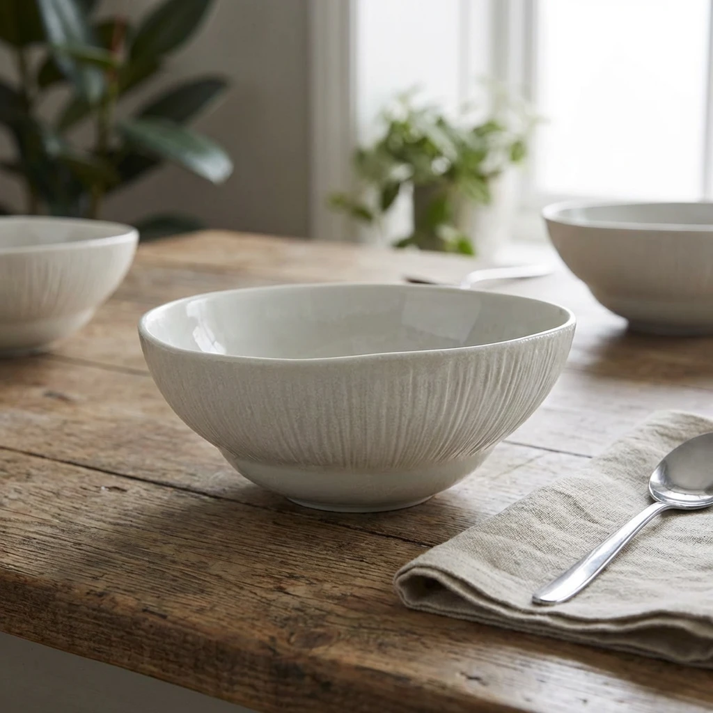 Incise Porcelain Lucine Rund skål 15,5 cm BW-PLC15 by Genware color Svart