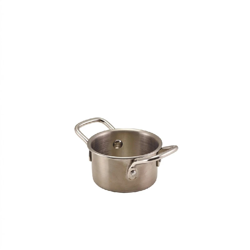 GenWare Mini Stålkasserolle 8,6 x 4,7 cm MSCD8 by Genware color Svart