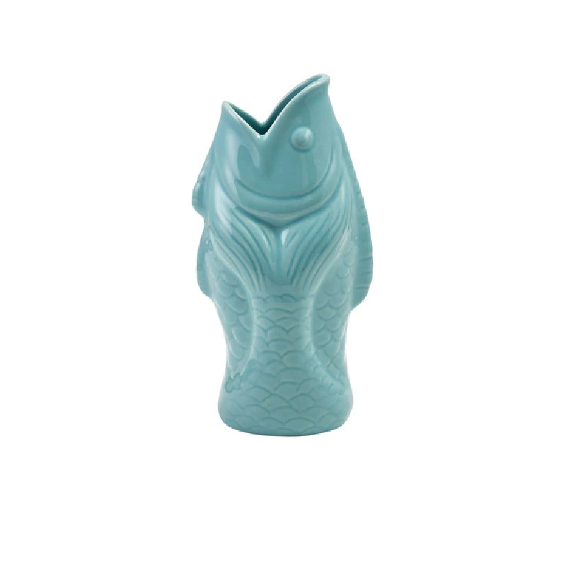 GenWare Blue Fish Tiki-krus 38 cl / 13,4 oz FSH380BL by Genware color Svart
