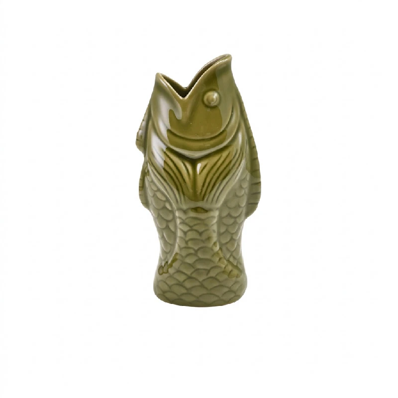 GenWare Green Fish Tiki-krus 38 cl / 13,4 oz FSH380GR by Genware color Svart