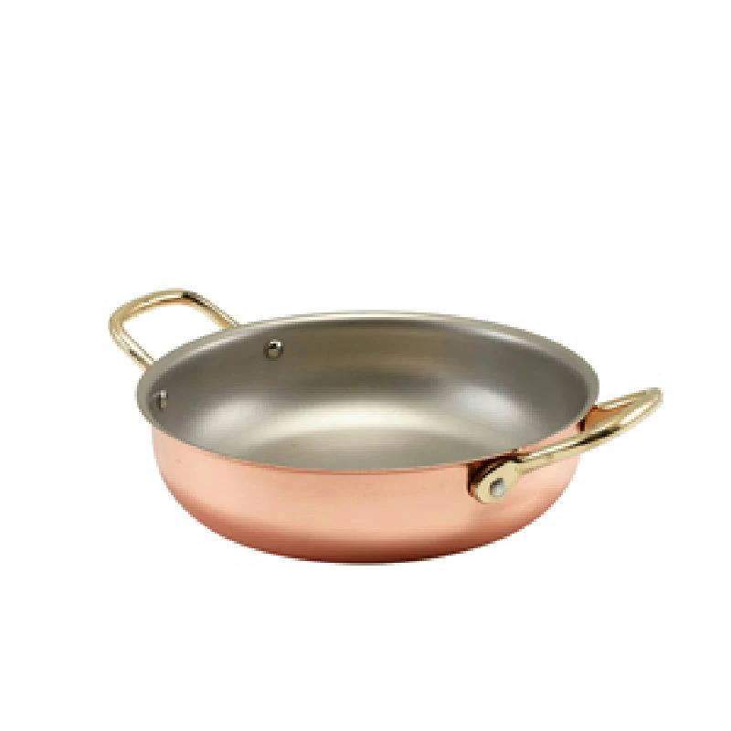 GenWare Copper Round Fat 19,5 x 5 cm SRD19C by Genware color Svart