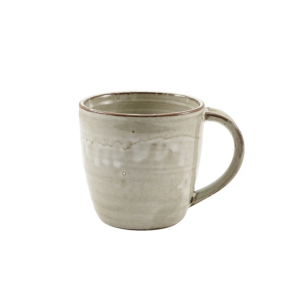 Terra Porcelain Grey Krus 30 cl / 10,5 oz MUG-PG32 by Genware color Svart