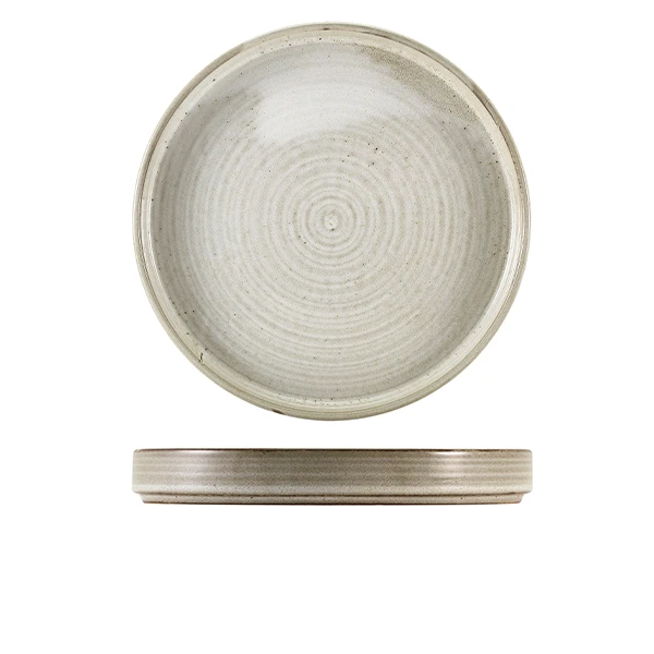 Terra Porcelain Grey presentasjonstallerken 26 cm PR-PG26 by Genware color Svart