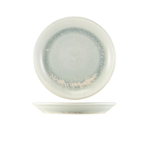 Terra Porcelain Pearl Coupé-tallerken 19 cm CP-PPL19 by Genware color Svart