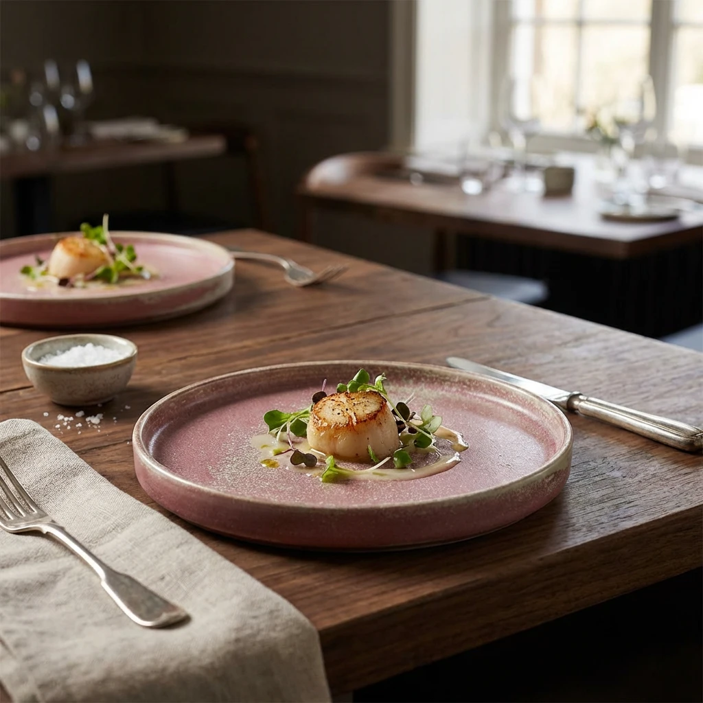 Terra Porcelain Rose presentasjonsplate 20,5 cm PR-PRS21 by Genware color Svart