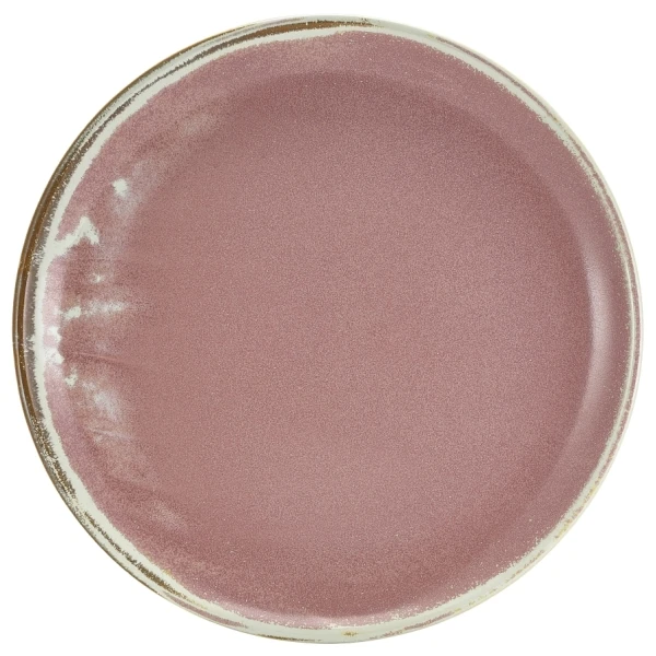 Terra Porcelain Rose Coupe Tallerken 27,5 cm CP-PRS27 by Genware color Svart