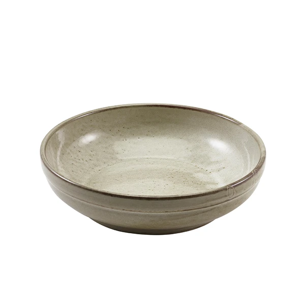 Terra Porcelain Grey Coupe-skål 20 cm CB-PG20 by Genware color Svart