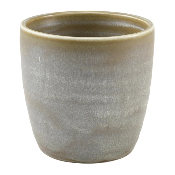 Terra Porcelain Matt Grå chipkopp 30 cl / 10,5 oz CC-PMG32 by Genware color Svart