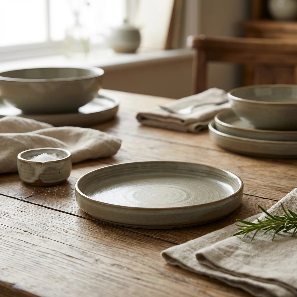 Terra Porcelain Grey Lav presentasjonstallerken 14 cm LP-PG14 by Genware color Svart