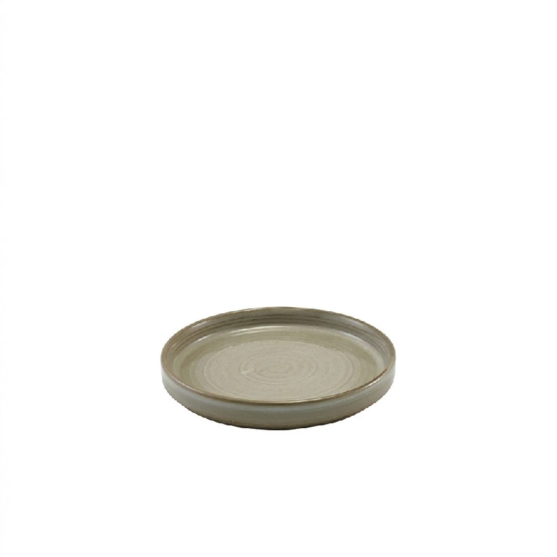 Terra Porcelain Grey Lav presentasjonstallerken 14 cm LP-PG14 by Genware color Svart