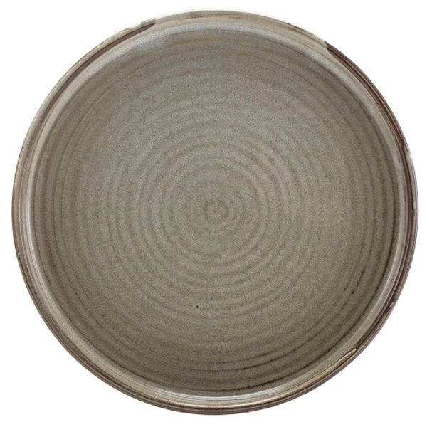 Terra Porcelain Grey Lavt presentasjonsfat 21 cm LP-PG21 by Genware color Svart