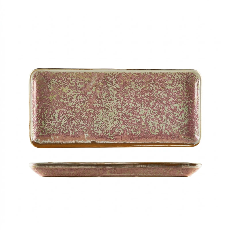 Terra Porcelain Rose smalt rektangulært fat 31 x 14 cm NR-PRS30 by Genware color Svart