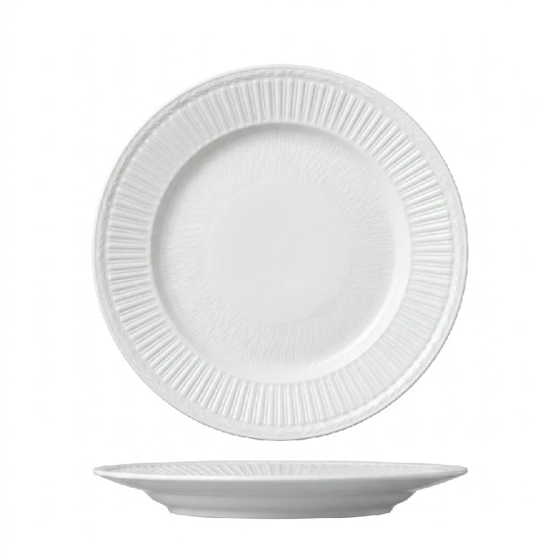 Incise Porcelain Lucine vinget tallerken 23 cm WP-PLC23 by Genware color Svart