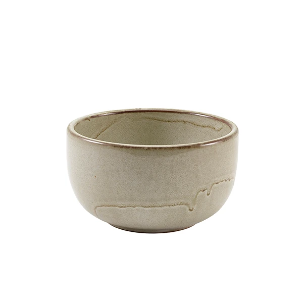 Terra Porcelain Grey Rund skål 12,5 cm BW-PG12 by Genware color Svart