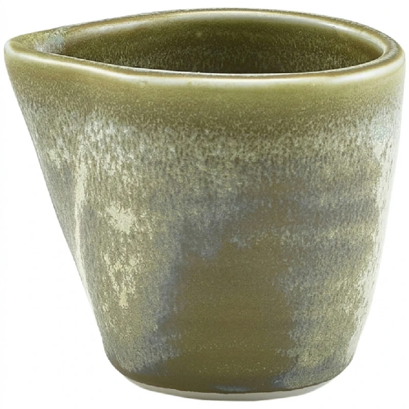 Terra Porcelain Matt Grå mugge 9 cl/3 oz JUG-PMG9 by Genware color Svart