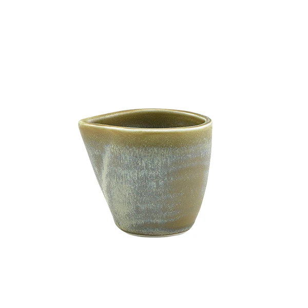 Terra Porcelain Matt Grå mugge 9 cl/3 oz JUG-PMG9 by Genware color Svart