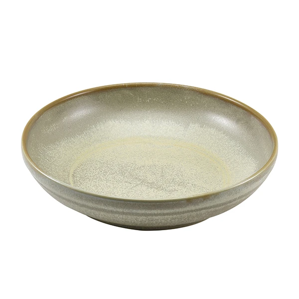 Terra Porcelain Matt Grå Coupe Skål 27,5 cm CB-PMG27 by Genware color Svart