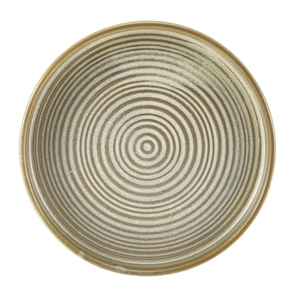 Terra Porcelain Matt Grå presentasjonsplate 18 cm PR-PMG18 by Genware color Svart