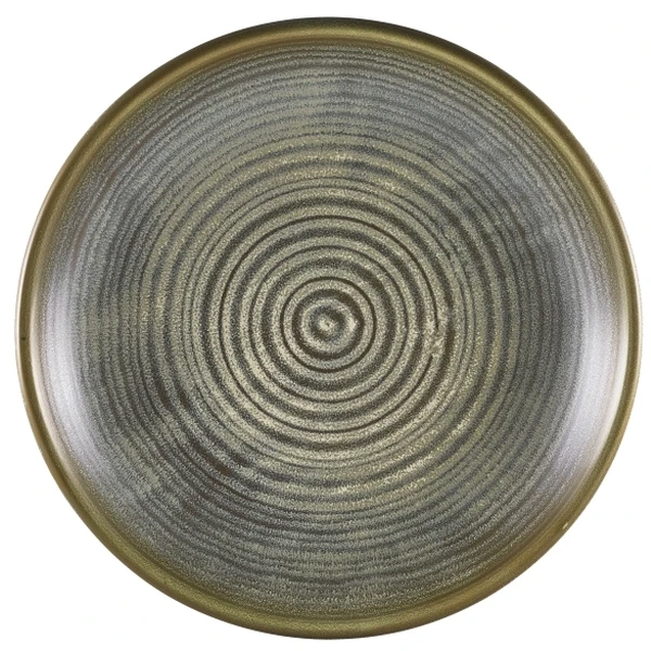 Terra Porcelain Matt Grå dyp coupe-tallerken 25 cm DC-PMG25 by Genware color Svart