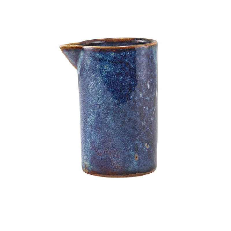 Terra Porcelain Aqua Blå mugge med rette sider 18 cl / 6,3 oz SJ-PBL18 by Genware color Svart