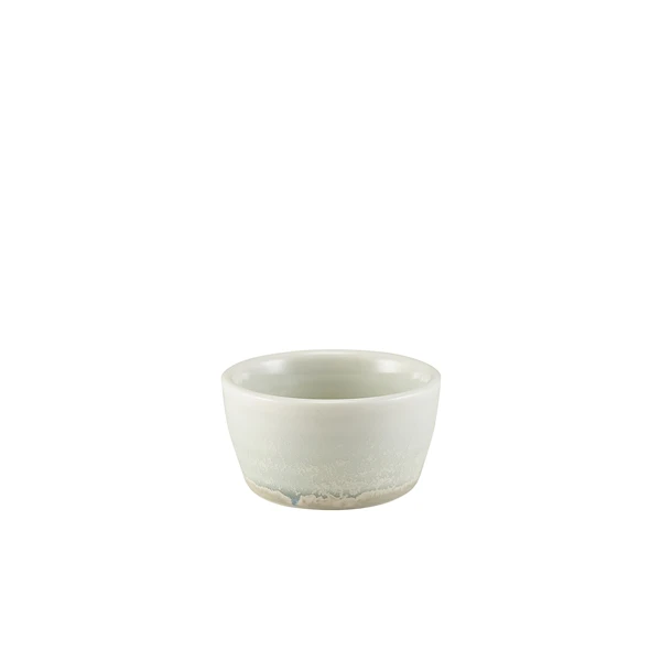 Terra Porcelain Pearl Ramekin 45 ml/1,5 oz RAM-PPL1 by Genware color Svart