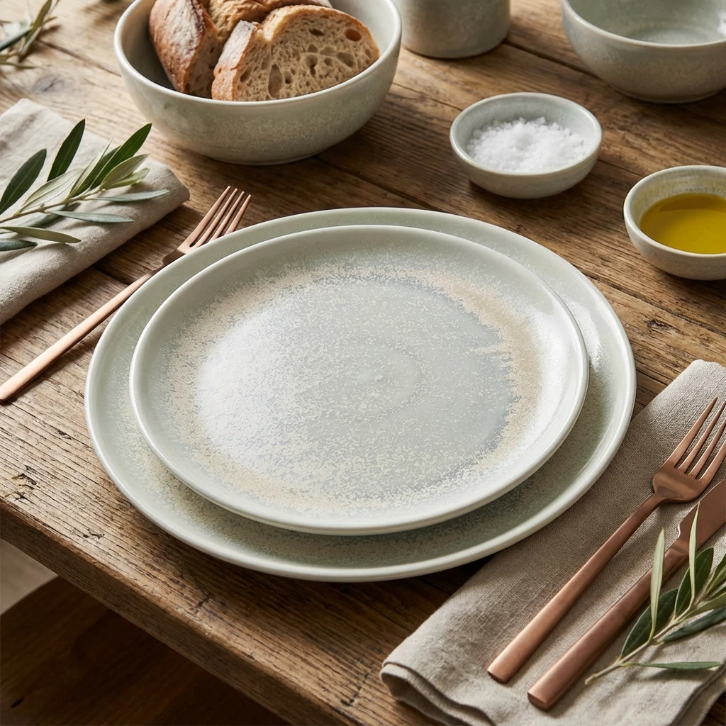 Terra Porcelain Pearl Coupe-tallerken 27,5 cm CP-PPL27 by Genware color Svart