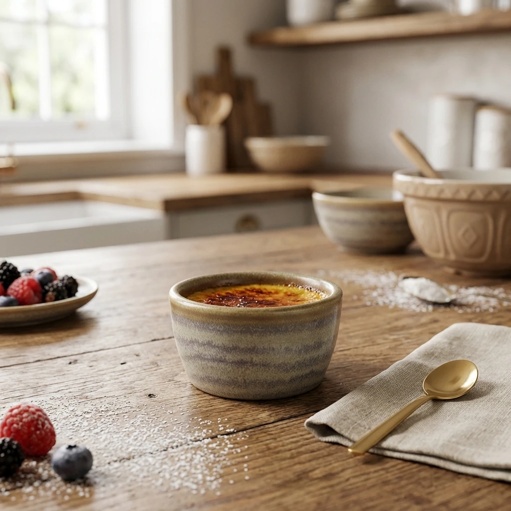 Terra Porcelain Matt Grå Ramekin 45ml/1,5oz RAM-PMG1 by Genware color Svart