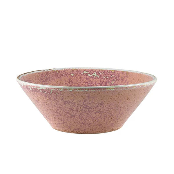 Terra Porcelain Rose Konisk skål 16 cm CN-PRS16 by Genware color Svart