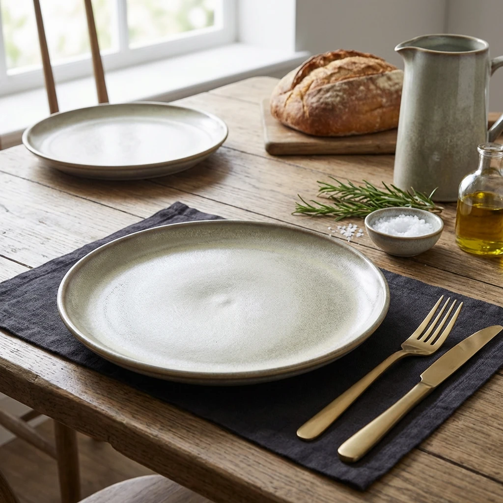 Terra Porcelain Matt Grå Coupetallerken 27,5 cm CP-PMG27 by Genware color Svart