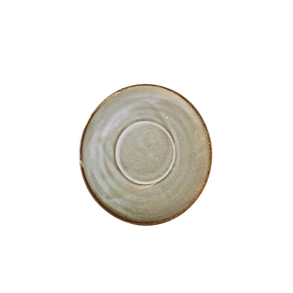 Terra Porcelain Grey Skål/Tallerken/Tefat 14,5 cm SCR-PG14 by Genware color Svart