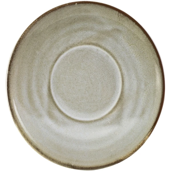 Terra Porcelain Grey Skål/Tallerken/Tefat 14,5 cm SCR-PG14 by Genware color Svart