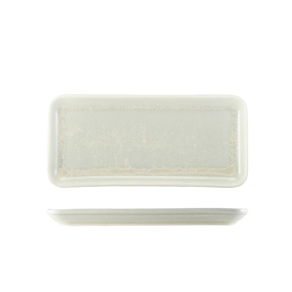 Terra Porcelain Pearl Smalt rektangulært fat 27 x 12,5 cm NR-PPL27 by Genware color Svart