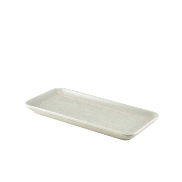 Terra Porcelain Pearl Smalt rektangulært fat 27 x 12,5 cm NR-PPL27 by Genware color Svart