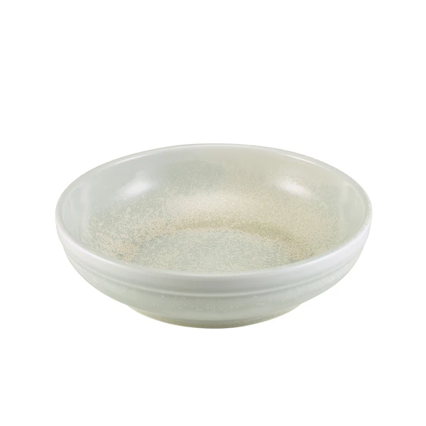 Terra Porcelain Pearl Skål med kant 20 cm CB-PPL20 by Genware color Svart