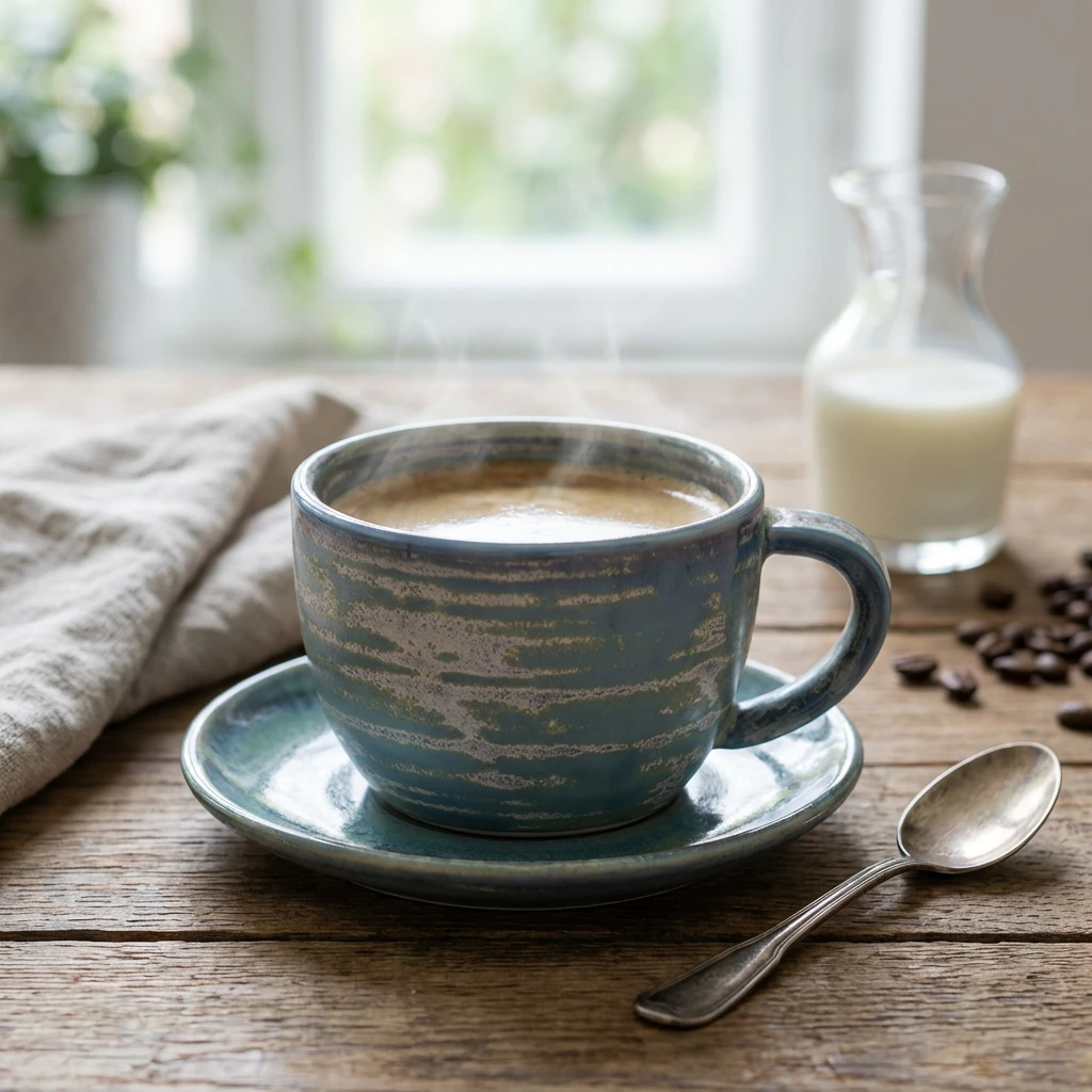Terra Porcelain Seafoam Kaffekopp 28,5 cl/10 oz CUP-PSF28 by Genware color Svart