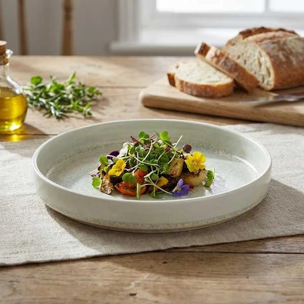 Terra Porcelain Pearl Presentasjonsfat 20,5 cm PR-PPL21 by Genware color Svart
