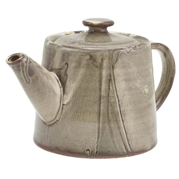 Terra Porcelain Grey Tekanne 50 cl / 17,6 oz TP-PG50 by Genware color Svart