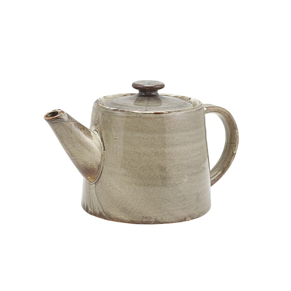 Terra Porcelain Grey Tekanne 50 cl / 17,6 oz TP-PG50 by Genware color Svart