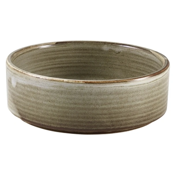 Terra Porcelain Grey Presentasjonsskål 13 cm PB-PG13 by Genware color Svart