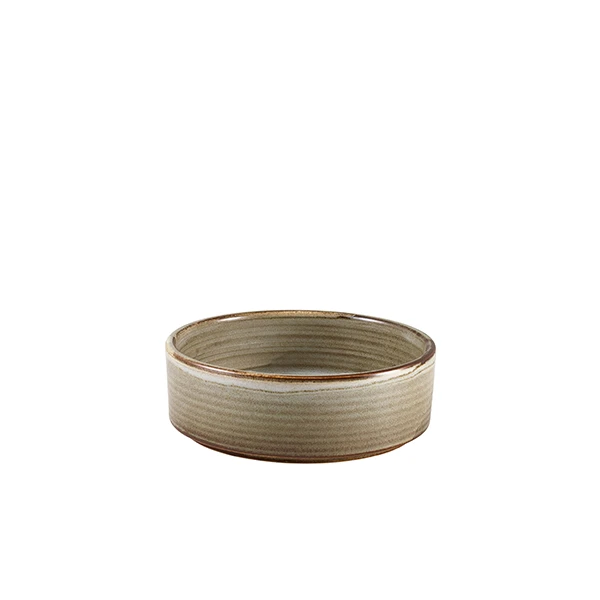 Terra Porcelain Grey Presentasjonsskål 13 cm PB-PG13 by Genware color Svart