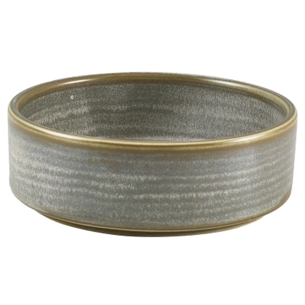 Terra Porcelain Matt Grå presentasjonsskål 13 cm PB-PMG13 by Genware color Svart