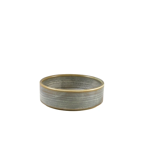 Terra Porcelain Matt Grå presentasjonsskål 13 cm PB-PMG13 by Genware color Svart