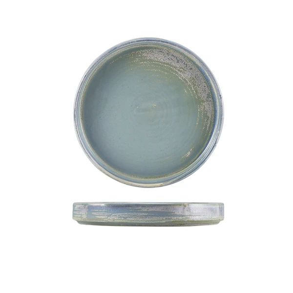 Terra Porcelain Seafoam Presentasjonstallerken 18 cm PR-PSF18 by Genware color Svart